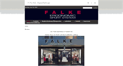 Desktop Screenshot of falke-sportshop.de